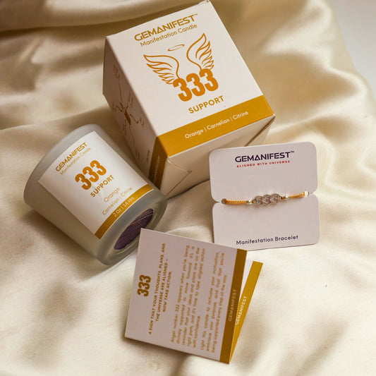 333 Angel Number Manifestation Candle