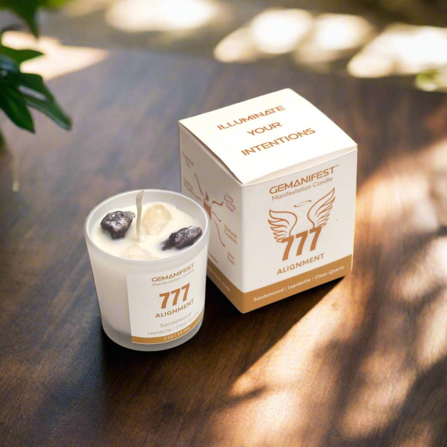 777 Angel Number Manifestation Candle