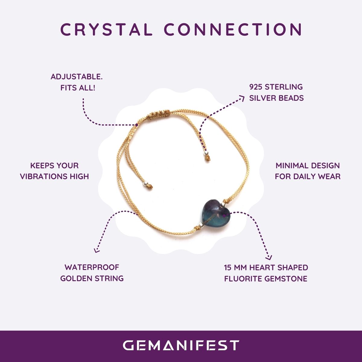 Fluorite Heart Gift Set6