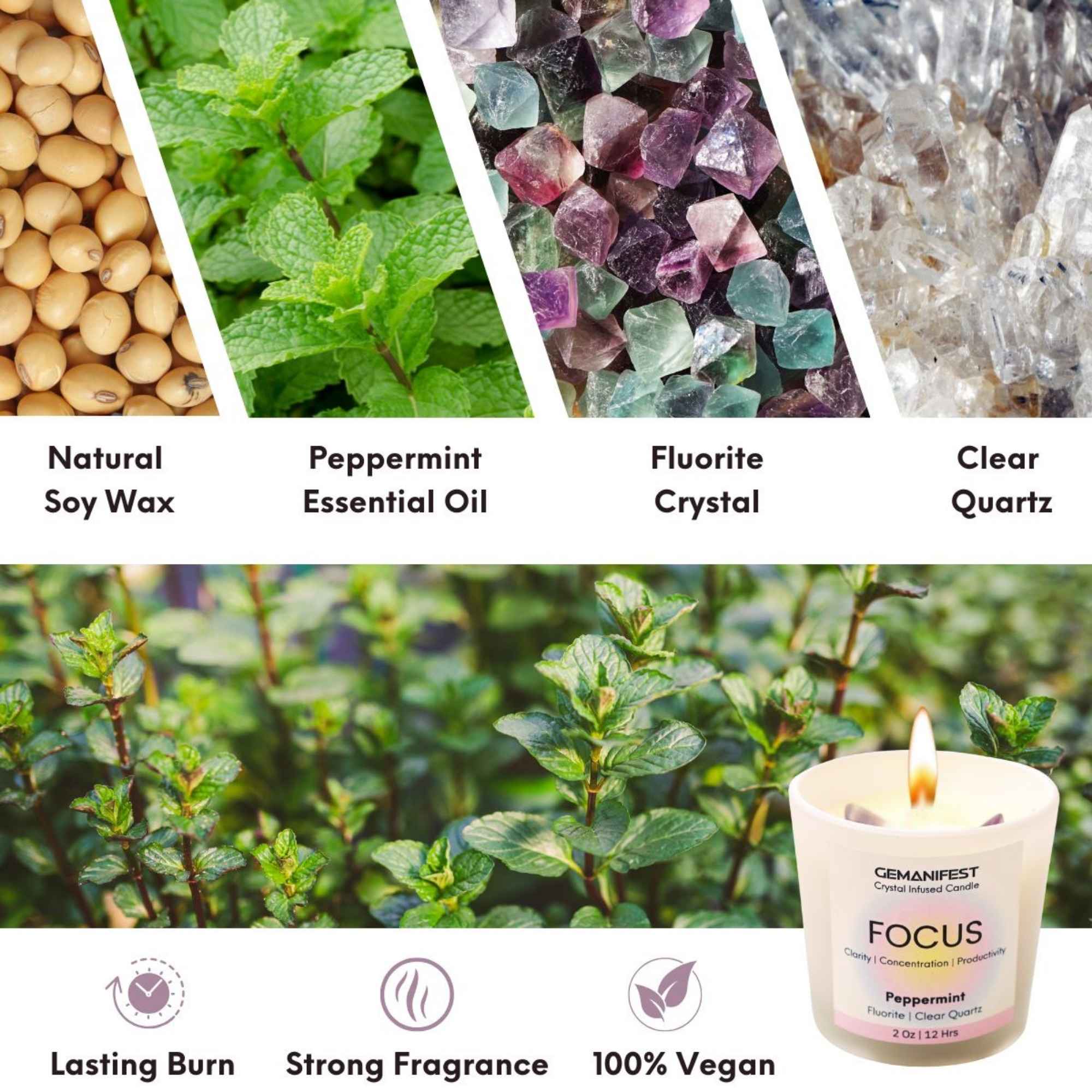Focus Manifestation Candle