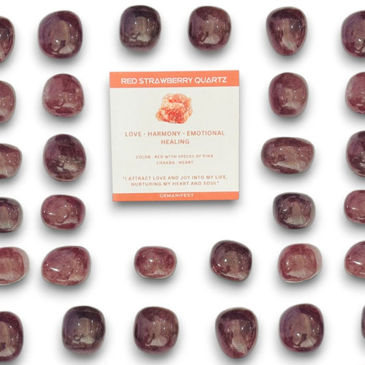 Strawberry Quartz Crystal