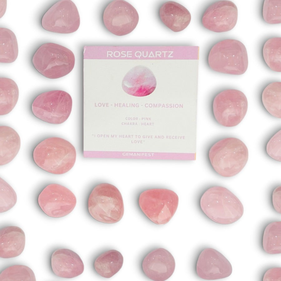 Rose Quartz Tumbled Stone 2