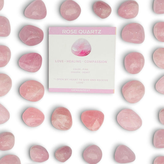 Rose Quartz Tumbled Stone 1