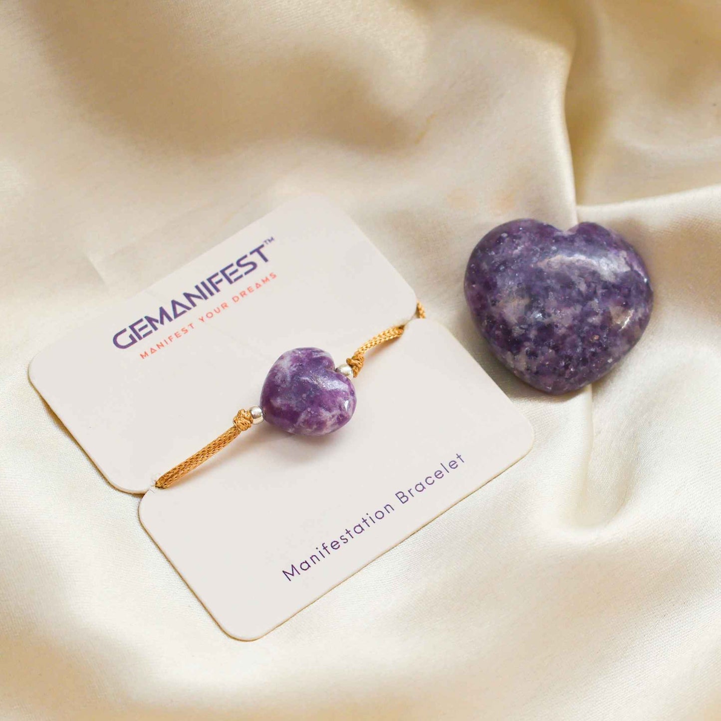 Lepidolite Heart Image3