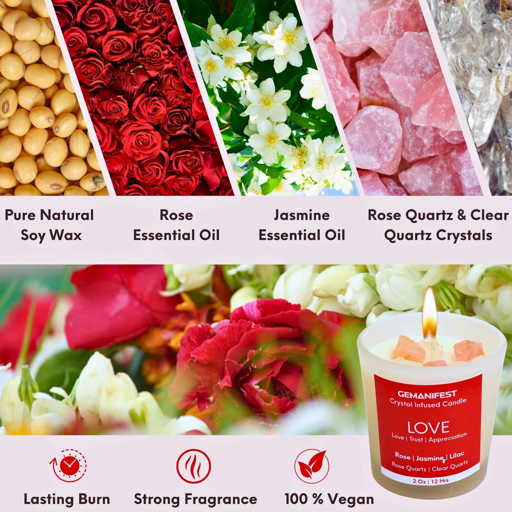 Love Manifestation Candle