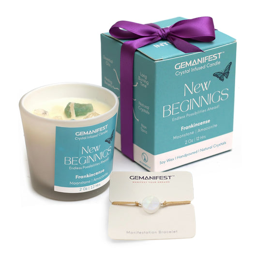 Candle, bracelet - ready to gift box