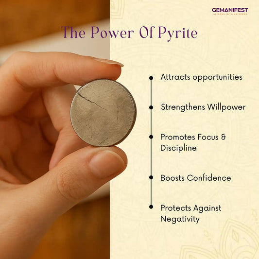 Person holding a brown wallet with Pyrite coin on a neutral background with 'Pyrite Coin' text and branding.