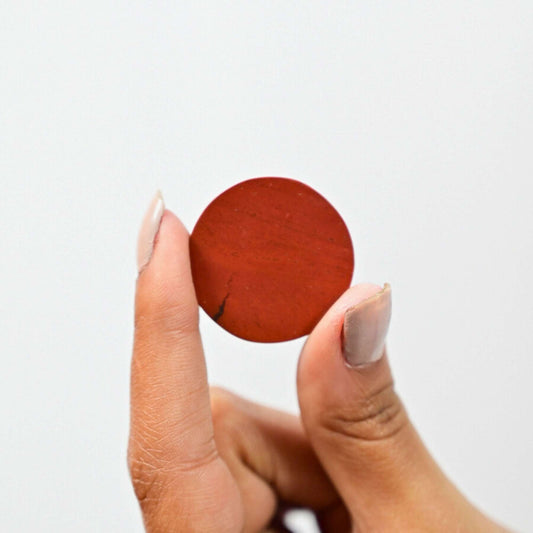 Red Jasper Coin 1