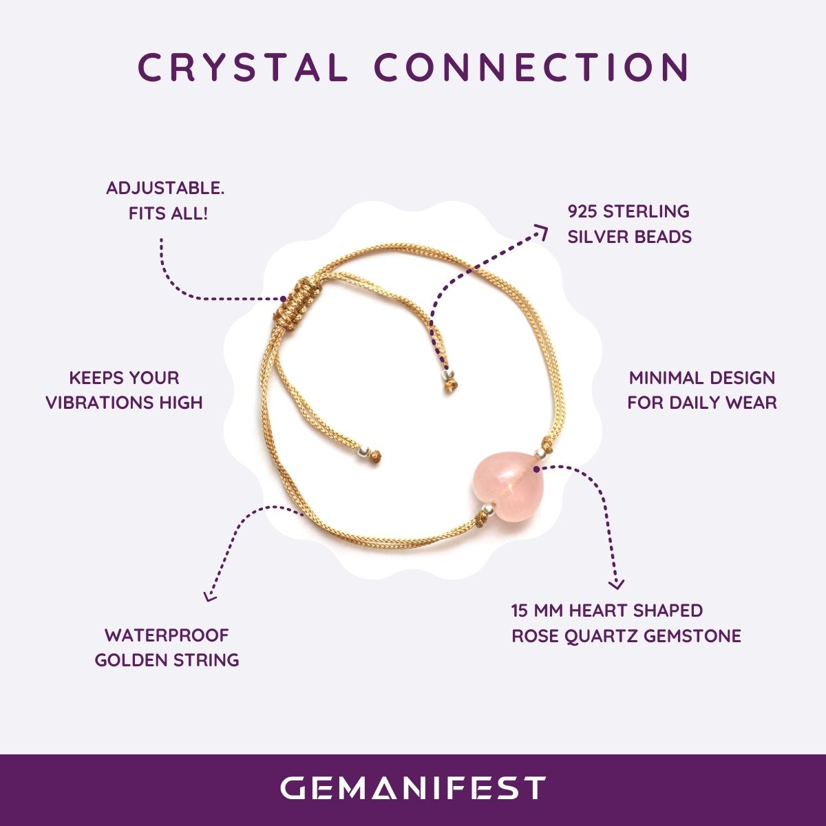 Rose Quartz Heart 6