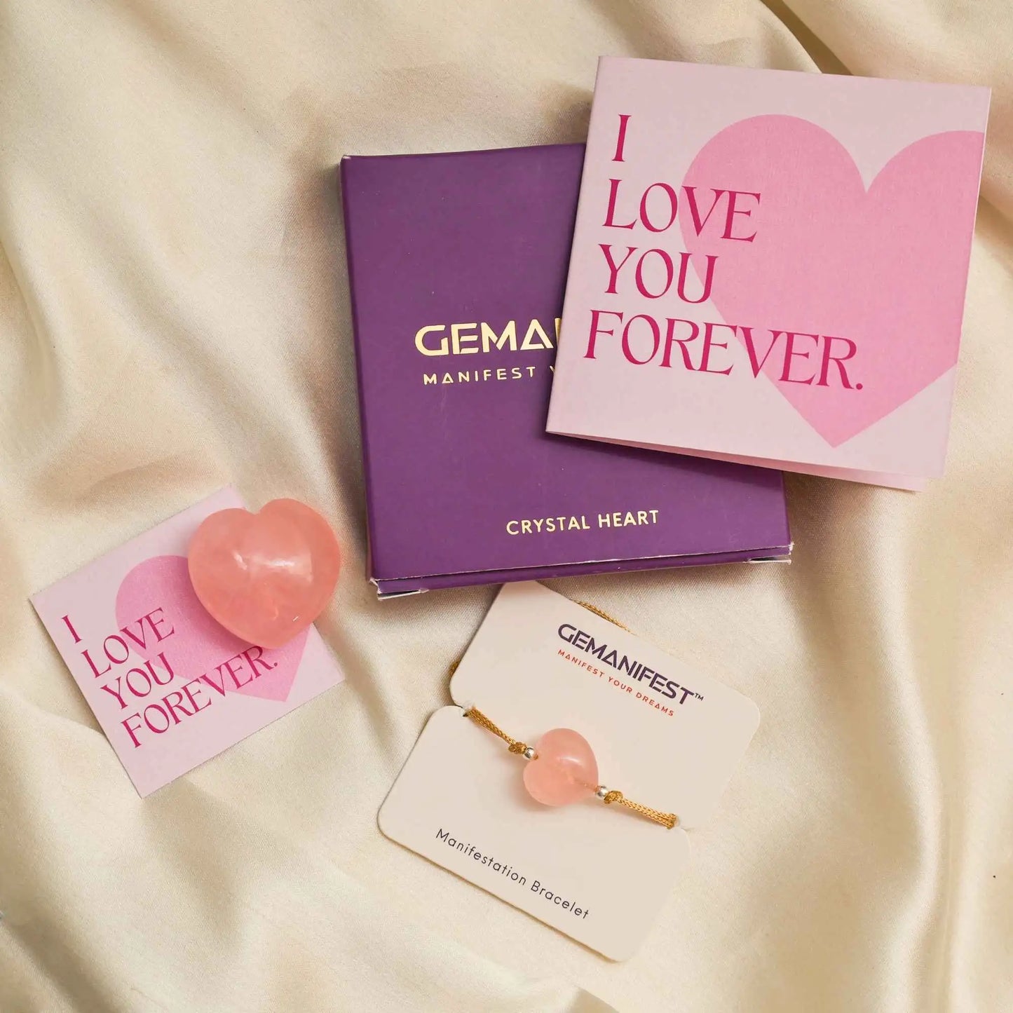 Rose Quartz Heart Image 1