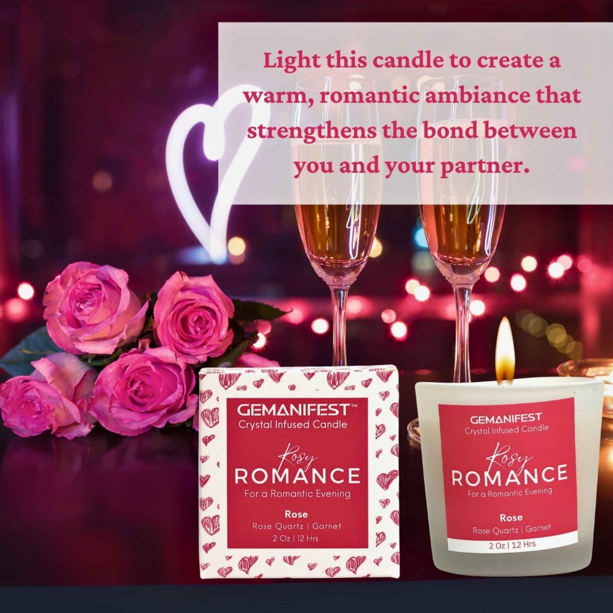 Rosy Romance Manifestation Candle