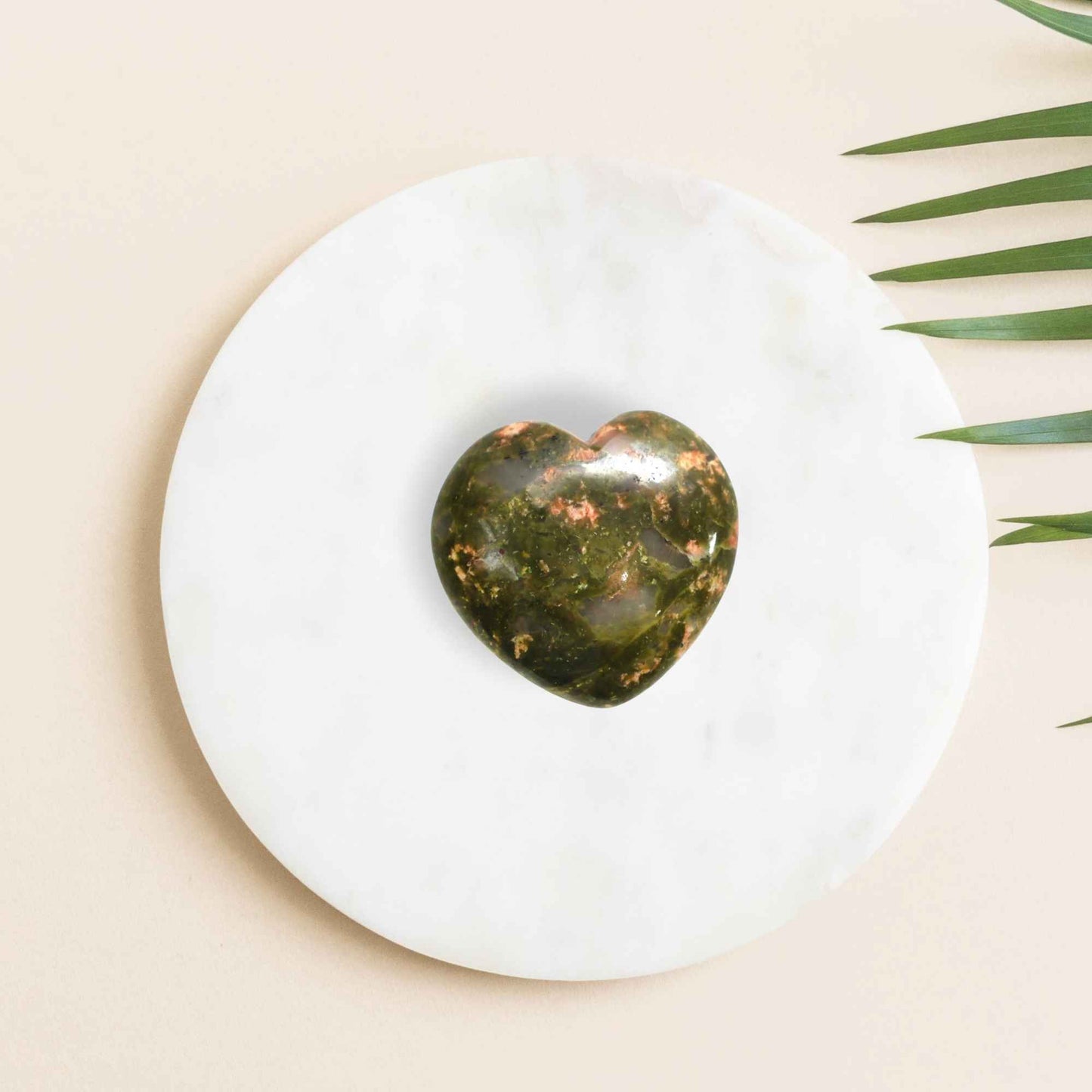 Unakite Heart Gift Set
