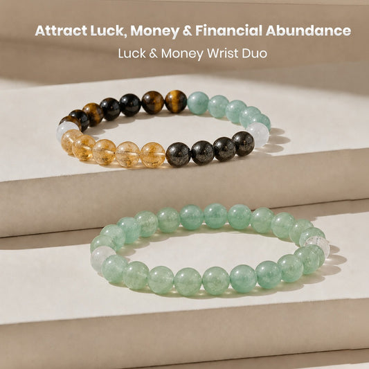 Attract Luck, Money & Financial Abundance โ Luck & Money Wrist Duo