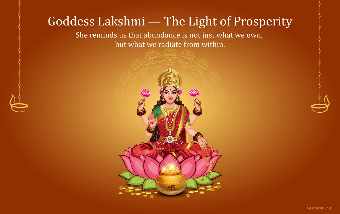 Illustration of Goddess Laxmi