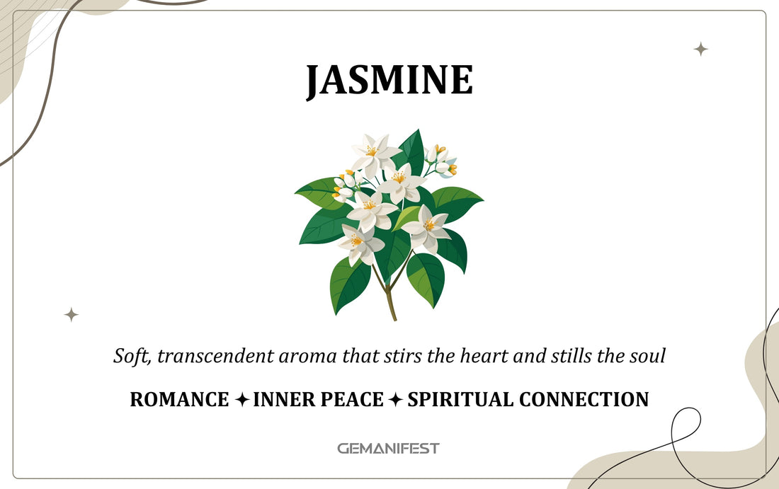 Jasmine scent – A fragrance for love, intuition, and manifestation power.