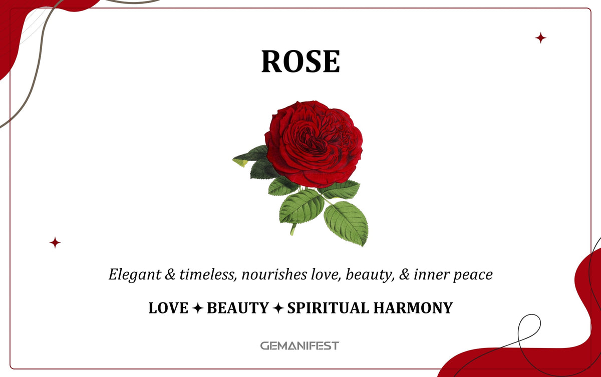 Rose scent – A fragrance for love, self-care, and manifestation energy.