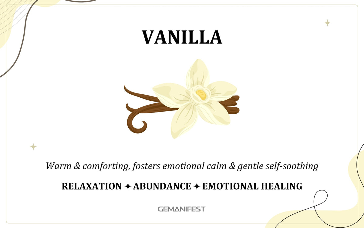 Vanilla scent – A fragrance for comfort, abundance, and manifestation energy.