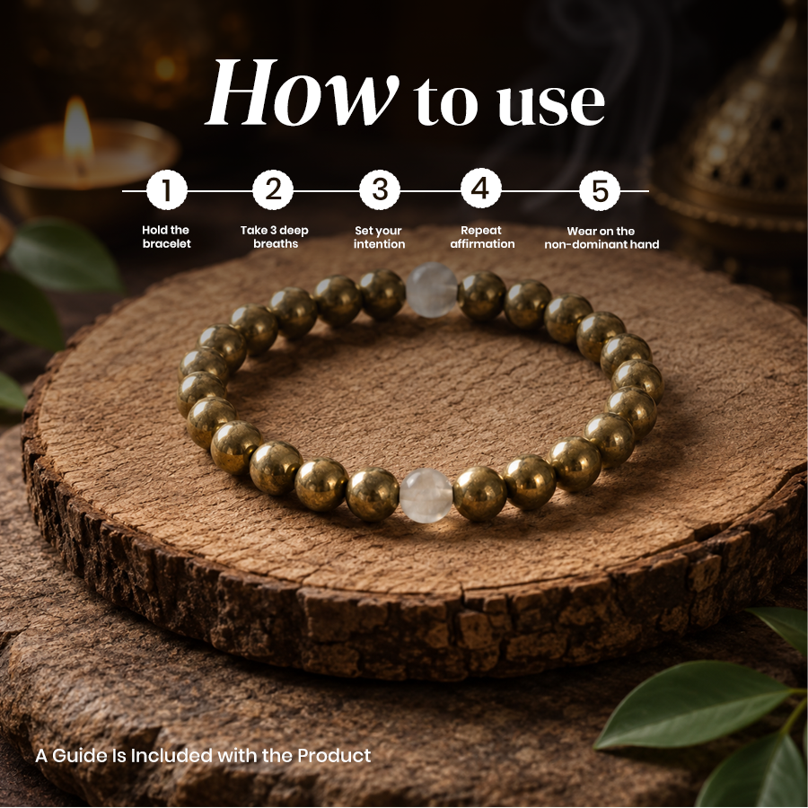 Attract Wealth, Success & Confidence – Pyrite Bracelet