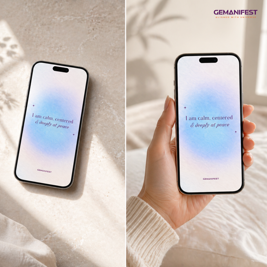Free Affirmation Wallpaper Pack (5 Designs) | Grounding, Abundance, Love & Spiritual Protection