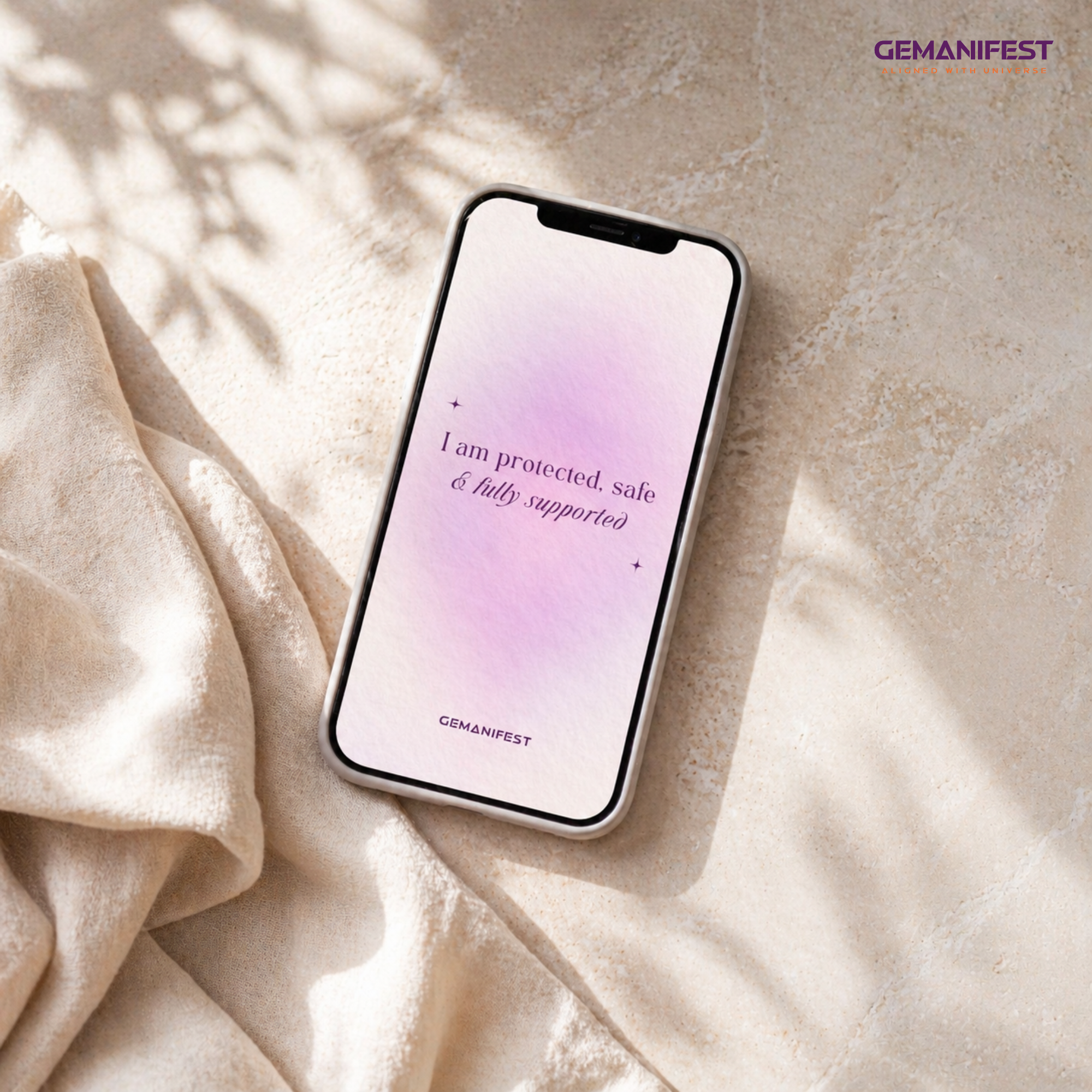 Free Affirmation Wallpaper Pack (5 Designs) | Grounding, Abundance, Love & Spiritual Protection