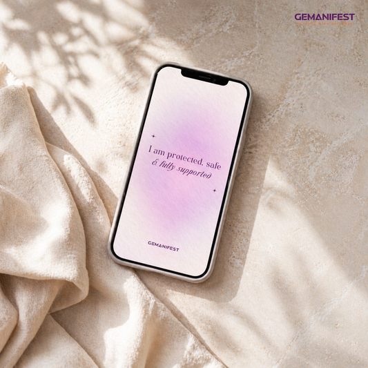 Free Affirmation Wallpaper Pack (5 Designs) | Grounding, Abundance, Love & Spiritual Protection