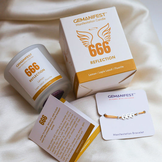 666 Angel Number Manifestation Candle