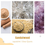 what the candle is made of, all natural authentic ingredients for manifesting your dreams.