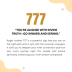 Angel number 777 meaning and what it means when you see it.