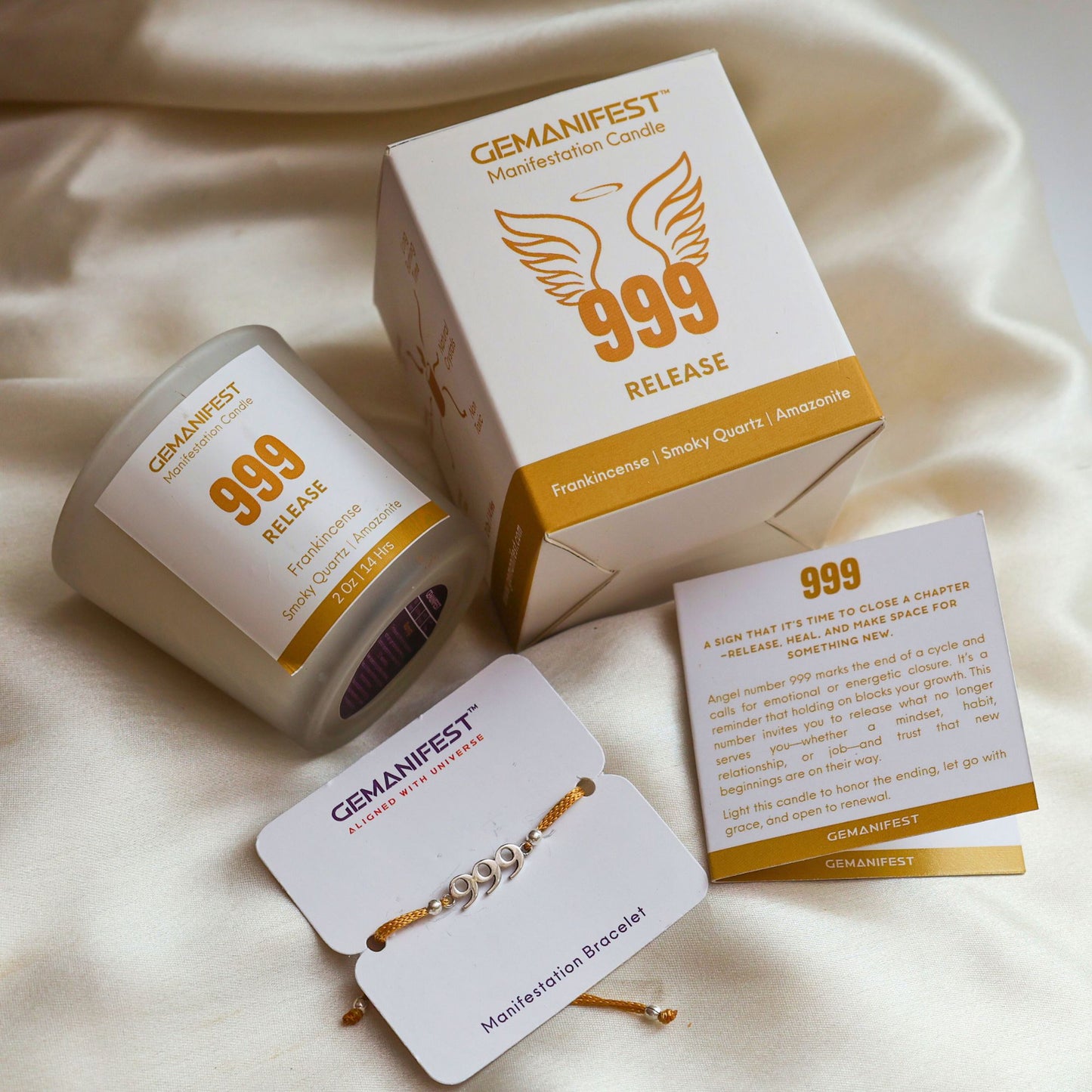 999 Angel Number Manifestation Candle
