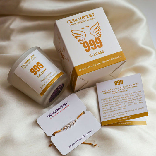 999 Angel Number Manifestation Candle