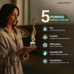 Abundance Manifestation Candle for Prosperity & Wealth