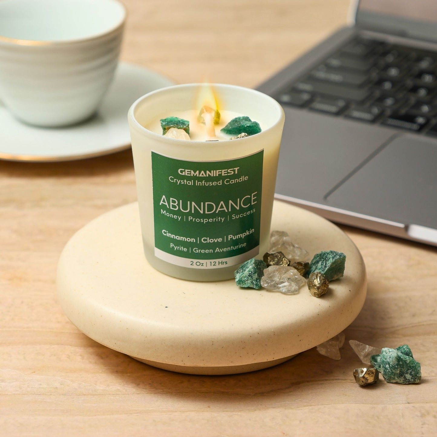 Abundance Manifestation Candle