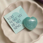 Amazonite Heart Gift Set