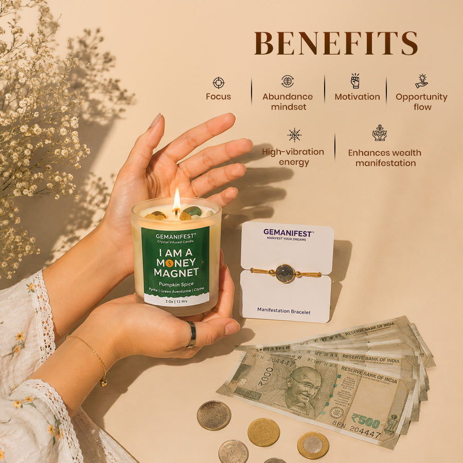 Attract Wealth & Success – Money Magnet Candle