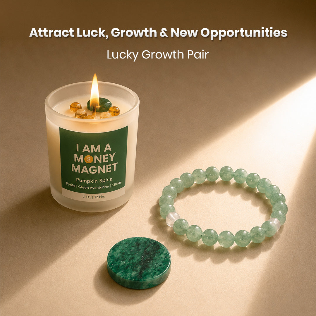 Manifest Luck, Growth & Financial Abundance – Lucky Growth Pair