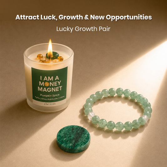Manifest Luck, Growth & Financial Abundance – Lucky Growth Pair