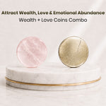 Attract Wealth, Love & Emotional Abundance – Wealth + Love Coins Combo
