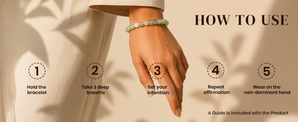Green Aventurine Bracelet for Career Growth & Luck