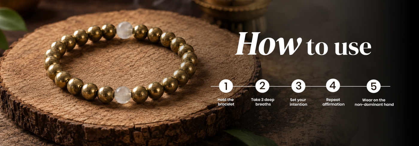 Attract Wealth, Success & Confidence – Pyrite Bracelet