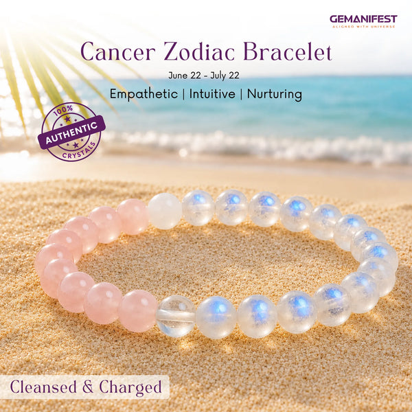 Cancer Zodiac Bracelet – Intuition & Emotional Balance