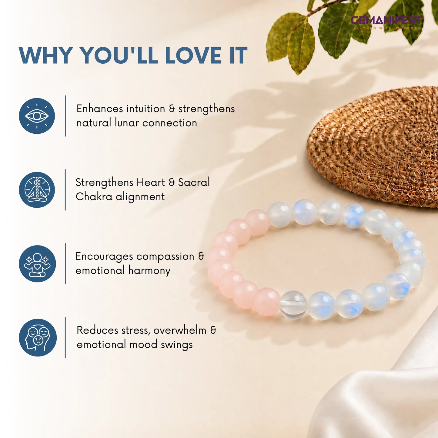 Cancer Zodiac Bracelet – Intuition & Emotional Balance