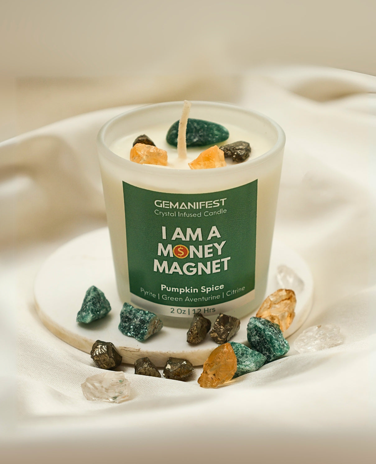 Illuminate your Intentions with Crystal Candles and Manifest Miracles