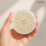 Celestial Zodiac Selenite Charging Plate for Self-Alignment