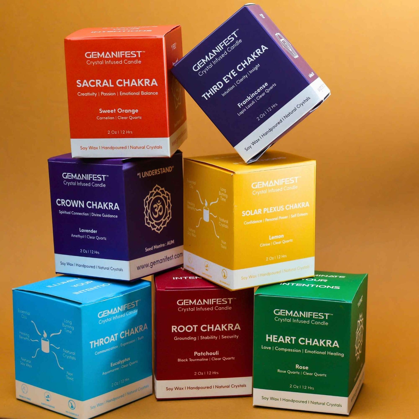 Sacral Chakra Healing Candle