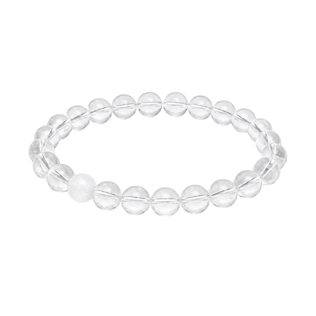 Clear Quartz Bracelet for Clarity, Focus & Manifestation