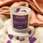 Crown Chakra Healing Candle