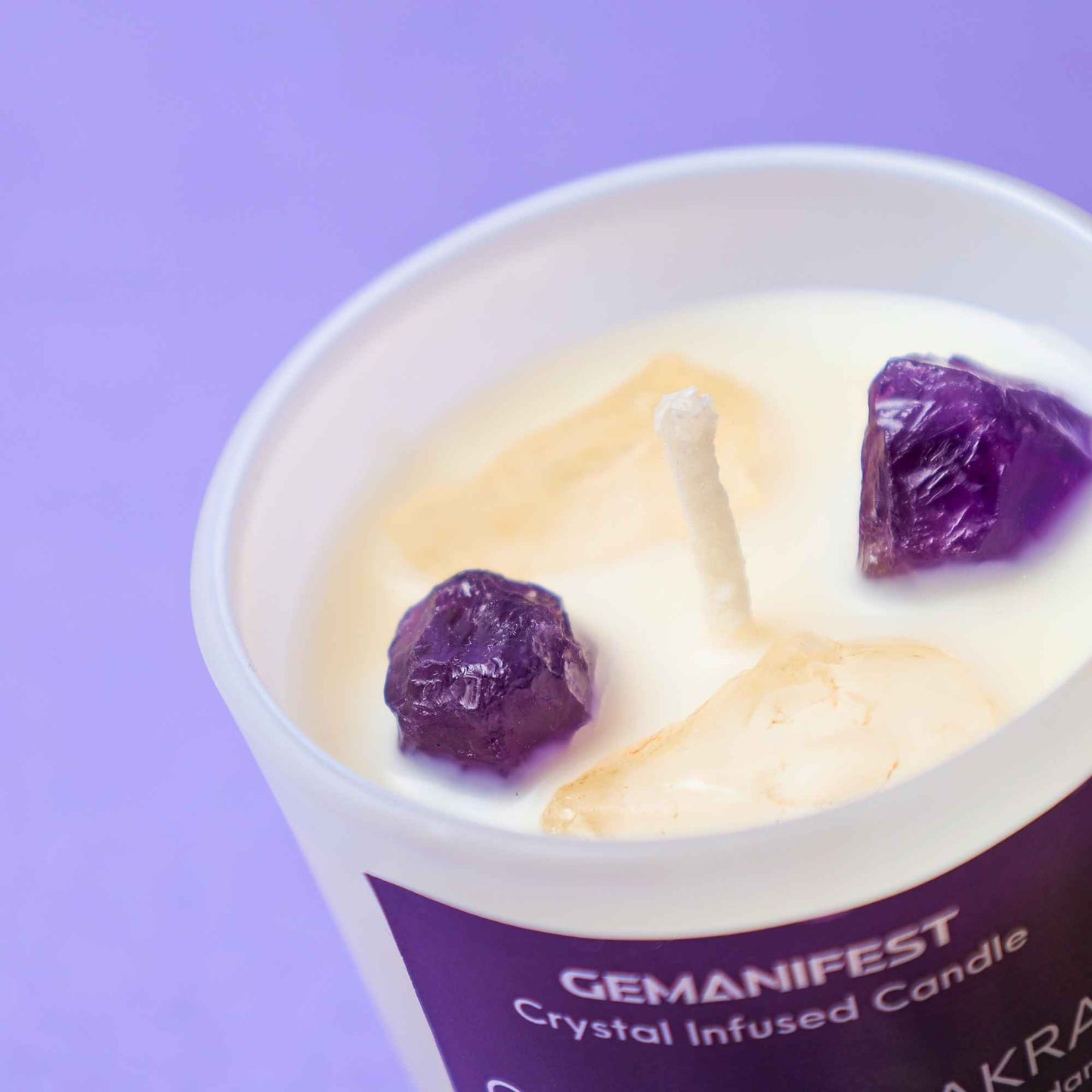 Crown Chakra Healing Candle