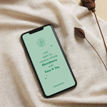 I Am Open to Receive Infinite Abundance with Ease & Joy – Android Wallpaper