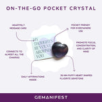 Fluorite Heart Gift Set