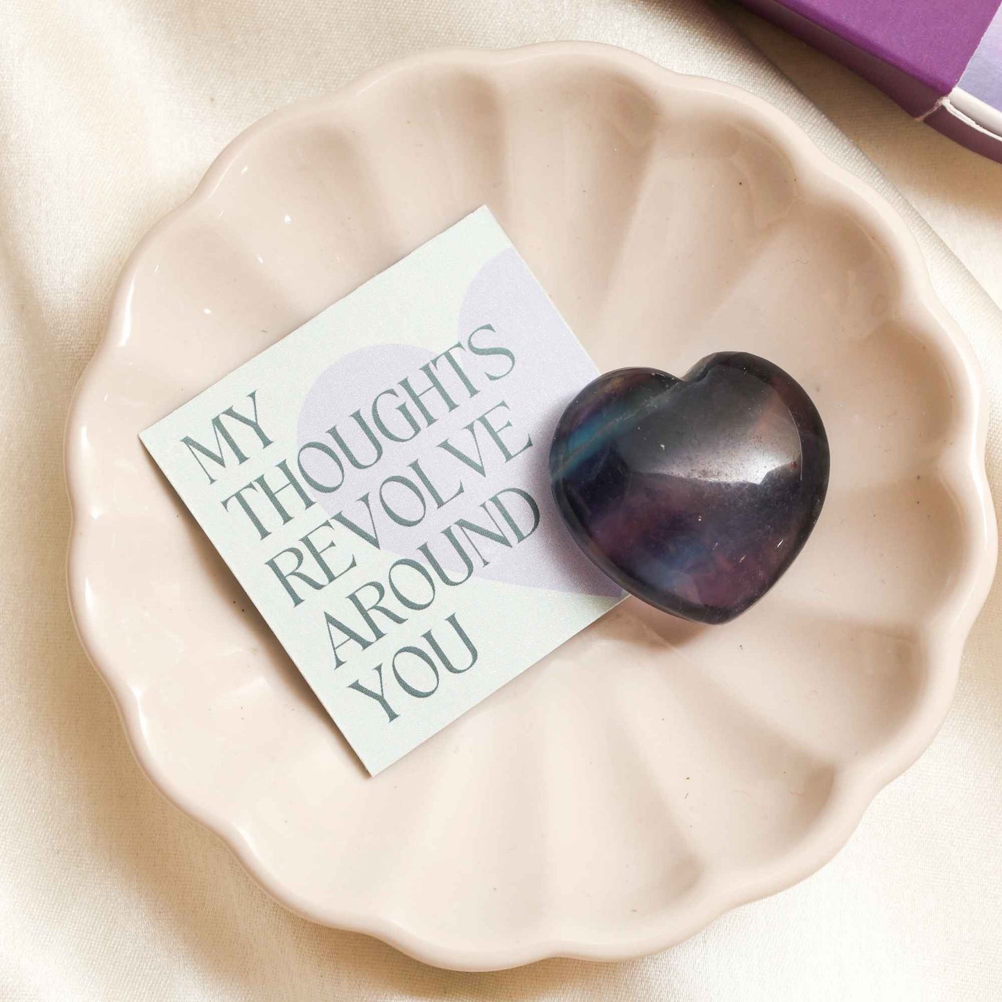 Fluorite Heart Gift Set